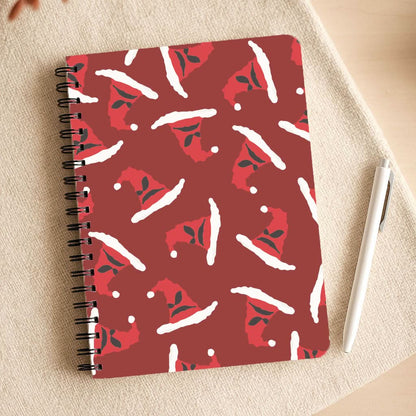 Sorting Christmas Hat Pattern Notepad