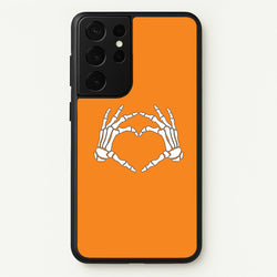 Skeleton Heart Galaxy S21 Ultra Case