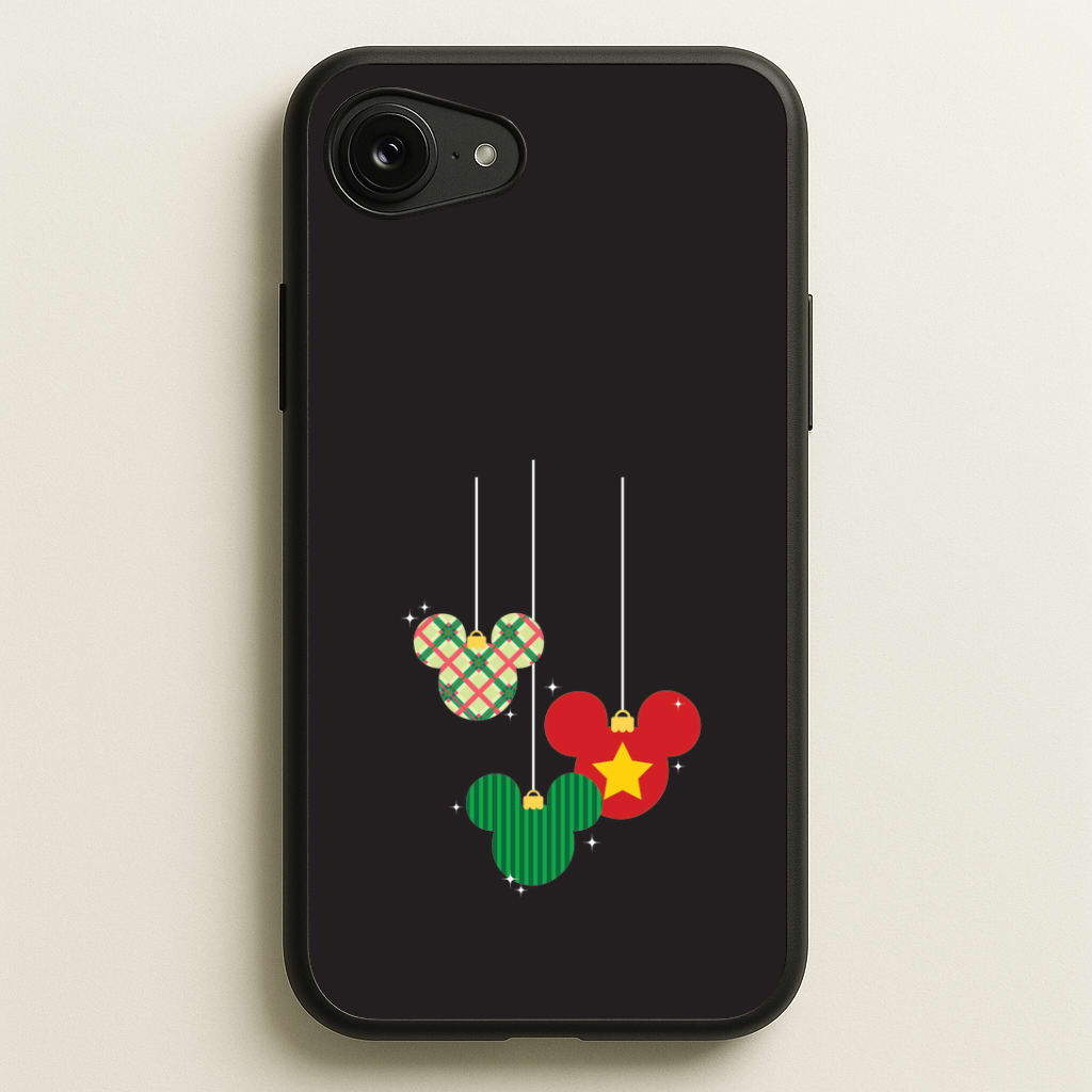 Cartoon Mouse Hanging Baubles iPhone 16e Case
