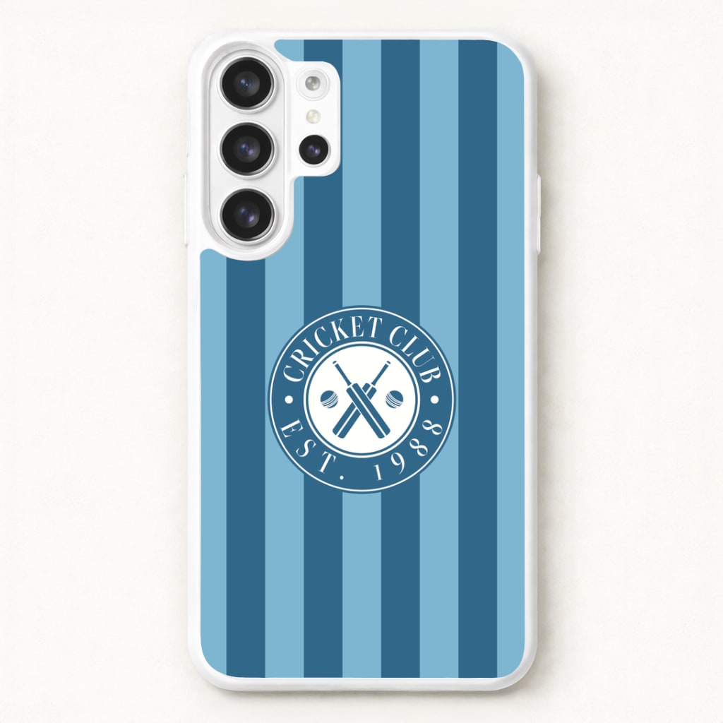 Stripey Cricket Badge Galaxy S26 Ultra Case