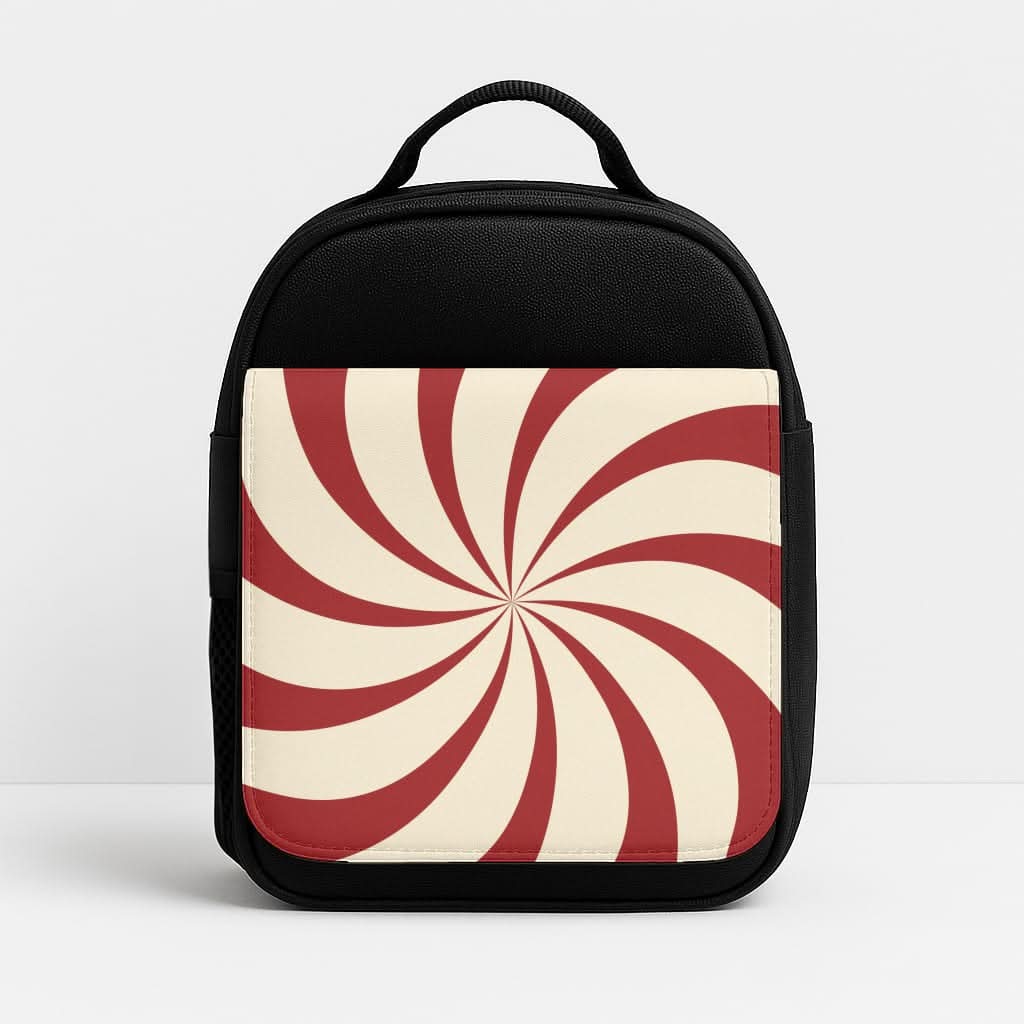Peppermint Swirl Pattern Lunchbox