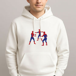 Spider Hero Pointing Meme Mens Hoodie