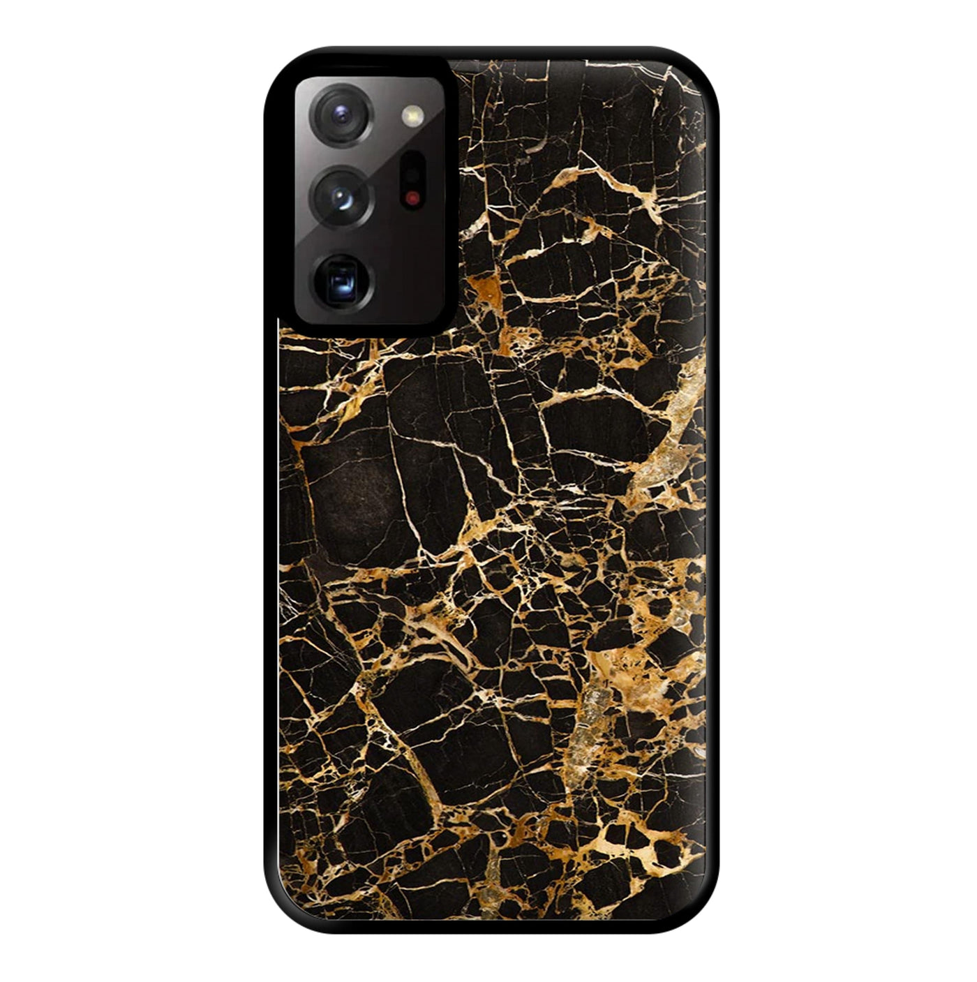Black & Gold Marble Pattern Phone Case