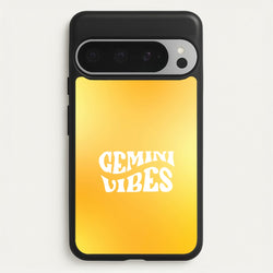 Gemini Vibes Gradient Zodiac Google Pixel 9 Pro XL Case