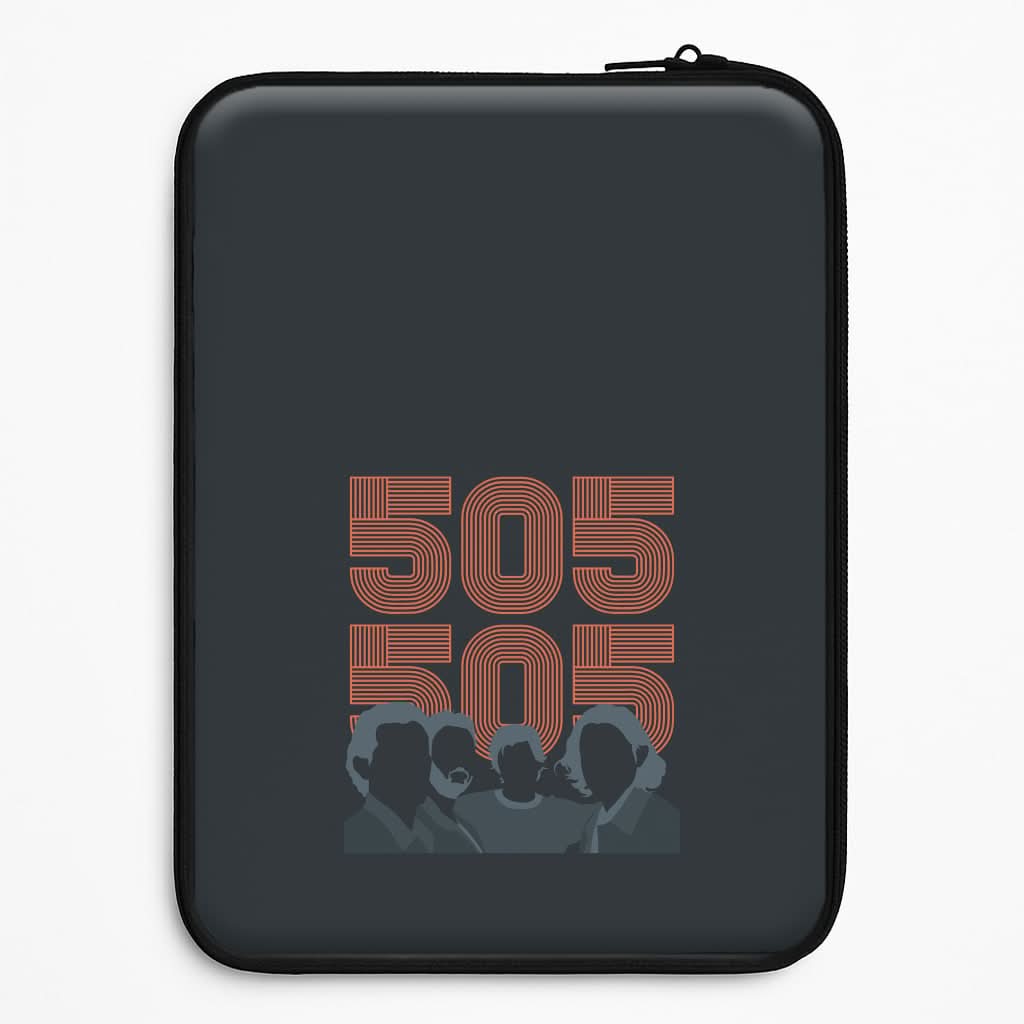 505 Band Members Dark Laptop Sleeve