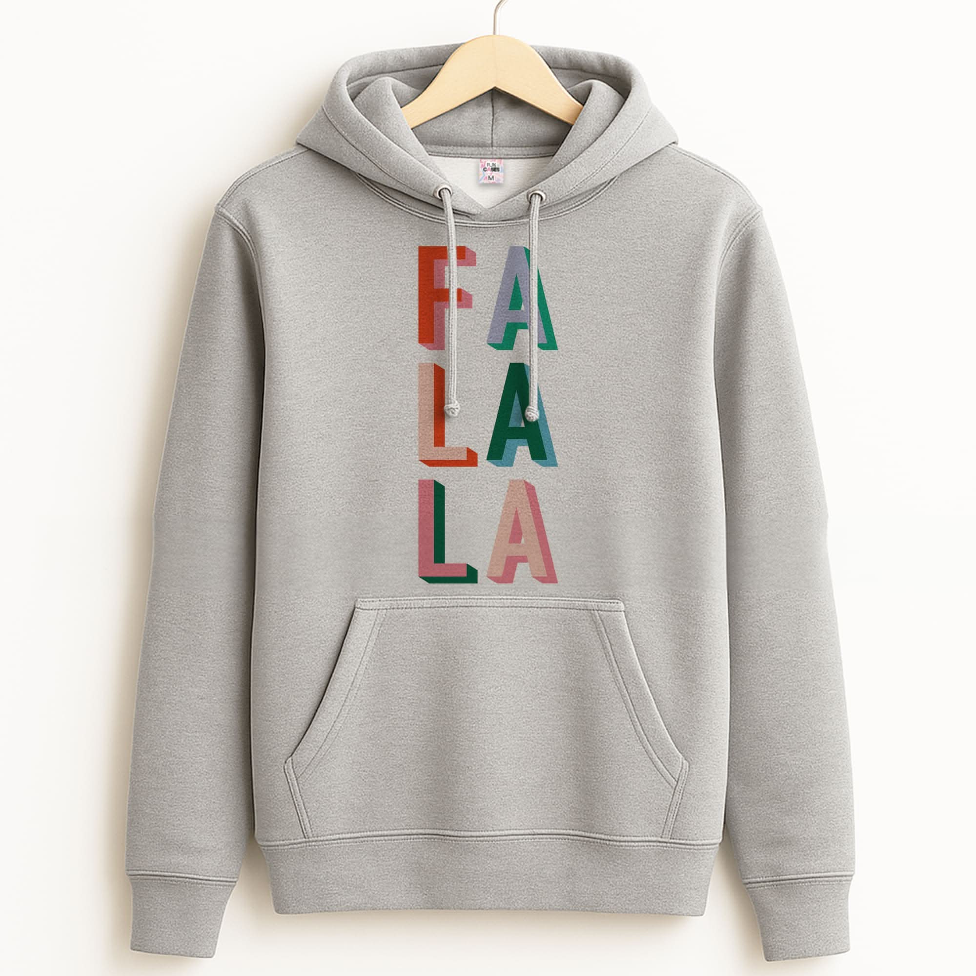 Colourful Falala Unisex Grey Hoodie