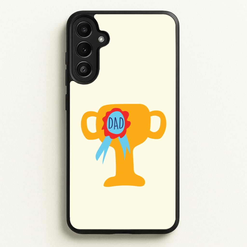 Cartoon Dad Trophy Galaxy A34 Case