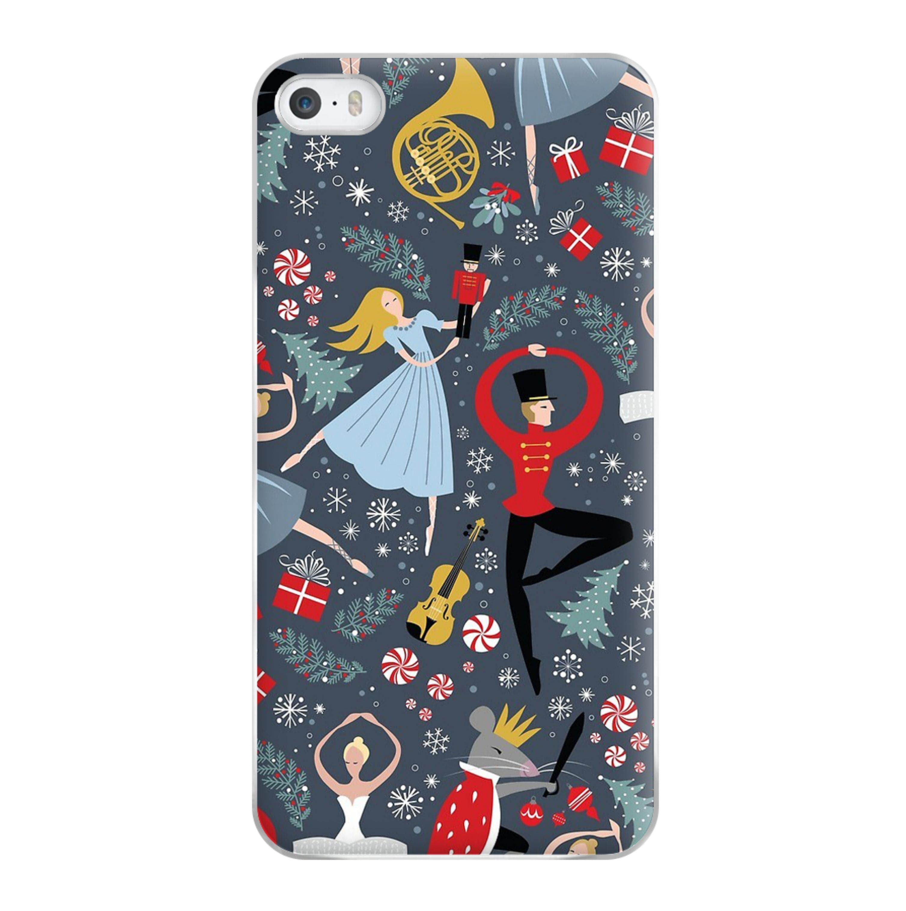 Nutcracker Ballet Pattern - Christmas Phone Case