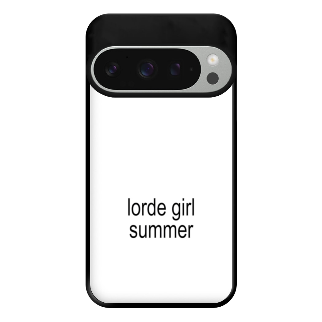 Lorde Girl Summer Google Pixel 9 Pro XL Case