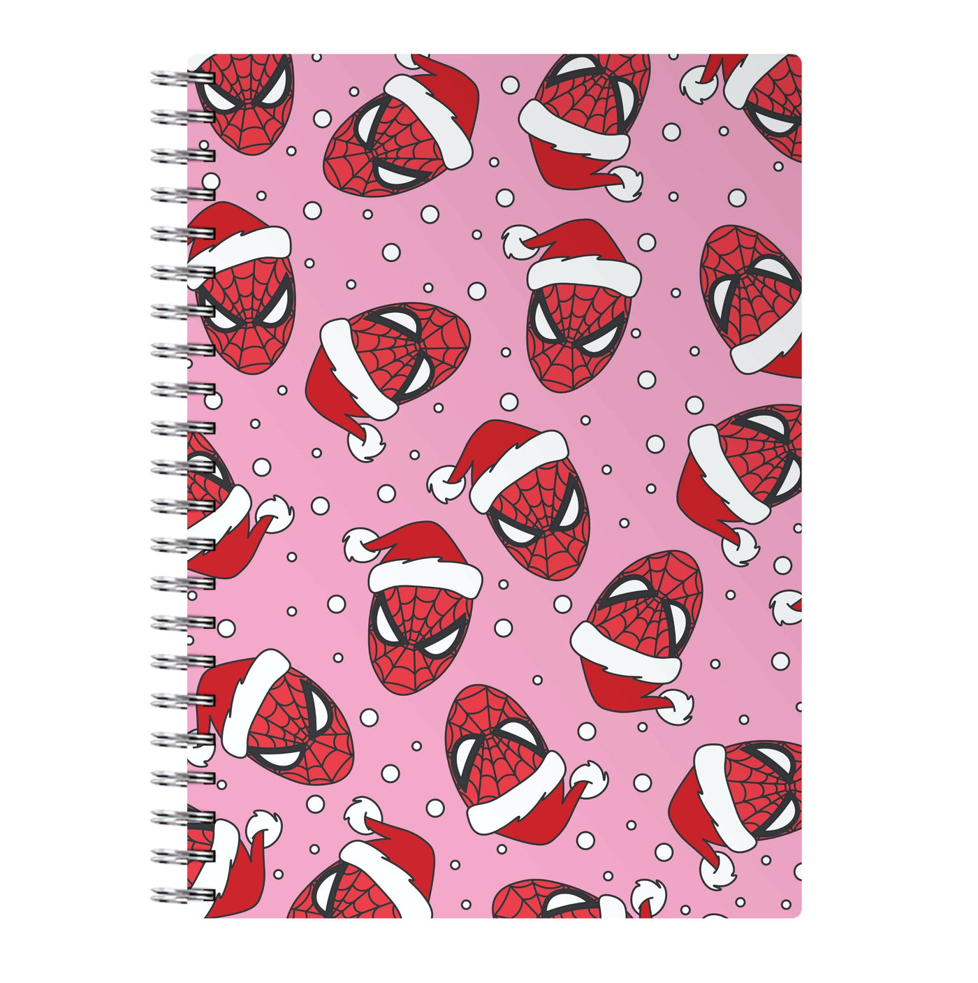 Spider Christmas Pattern Notebook