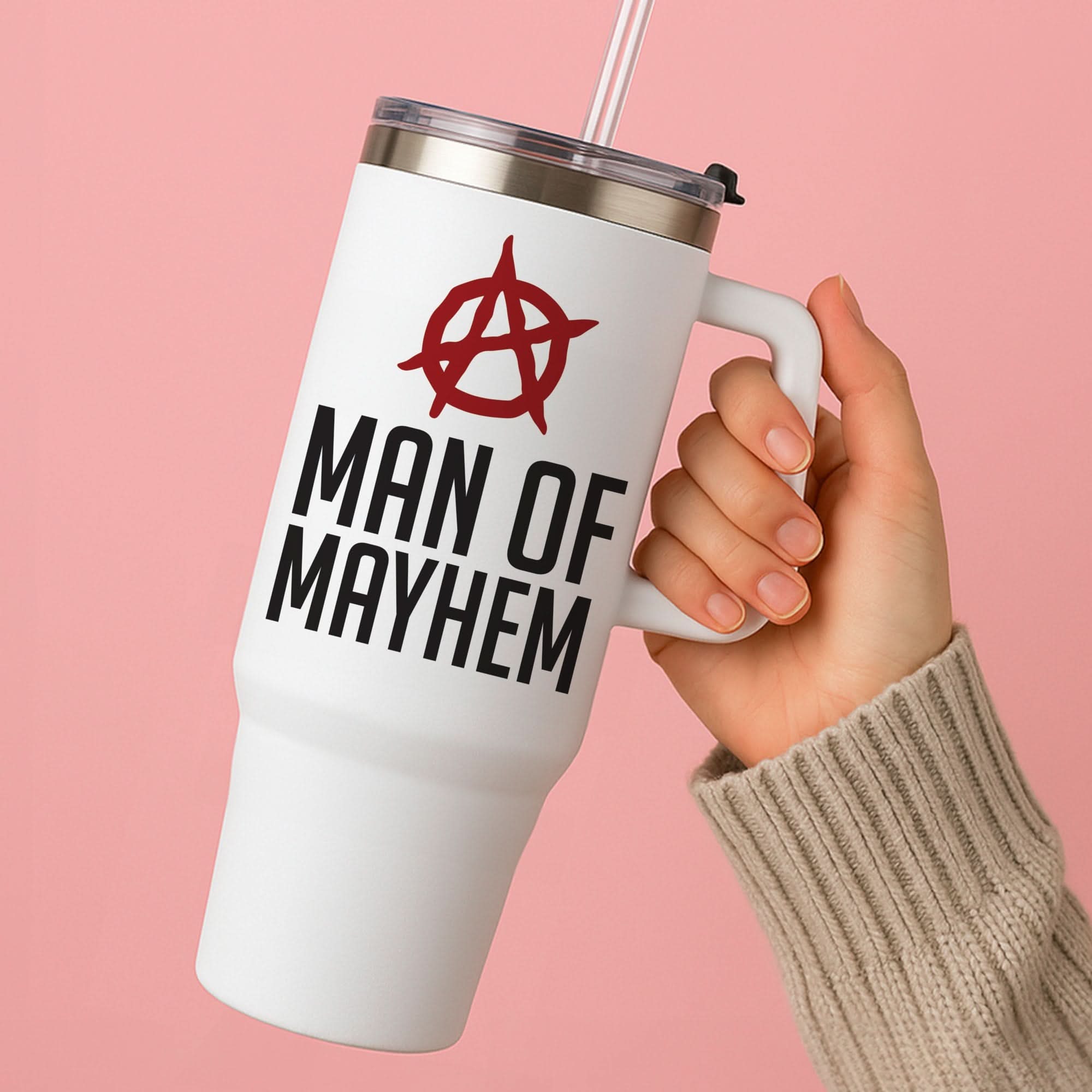 Man Of Mayhem Tumbler