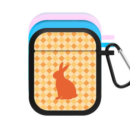 Orange Rabbit - Easter Patterns AirPods Case