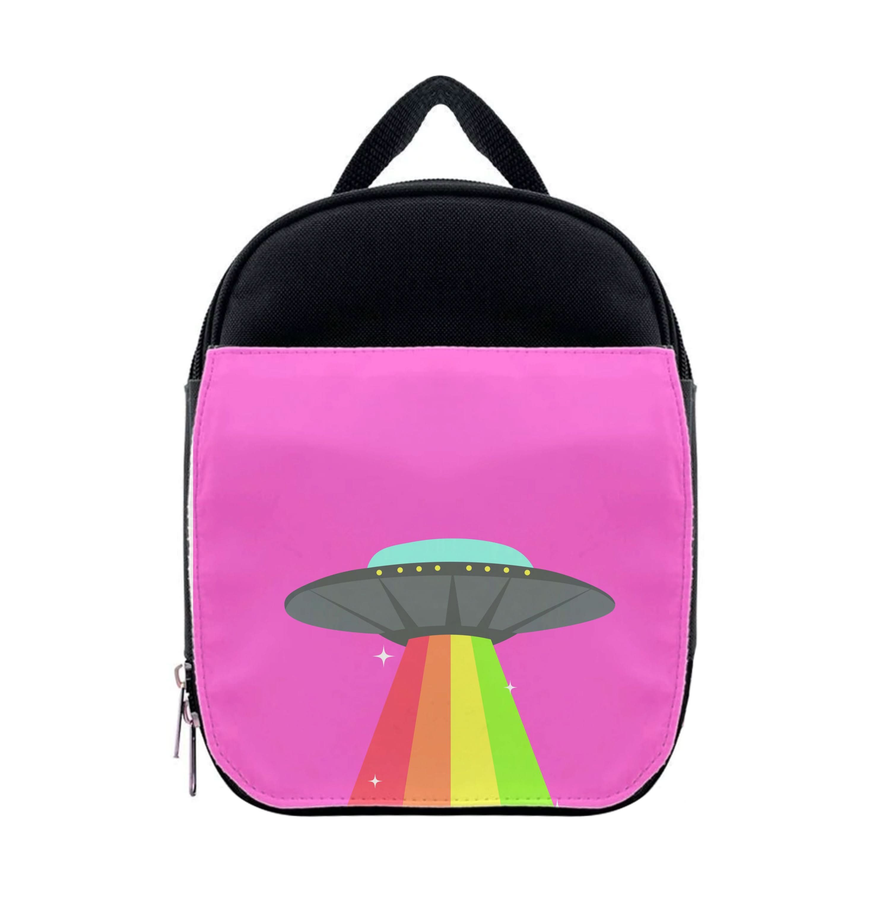Rainbow Alien Spaceship Lunchbox