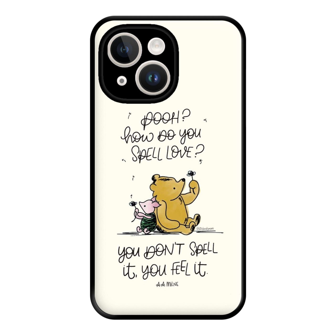A Tale Of Love - Winnie The Pooh Phone Case