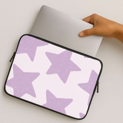 Lilac Stars MacBook Cover