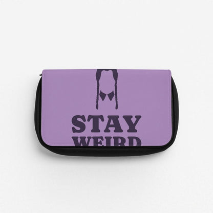 Stay Weird Purple Pencil Case