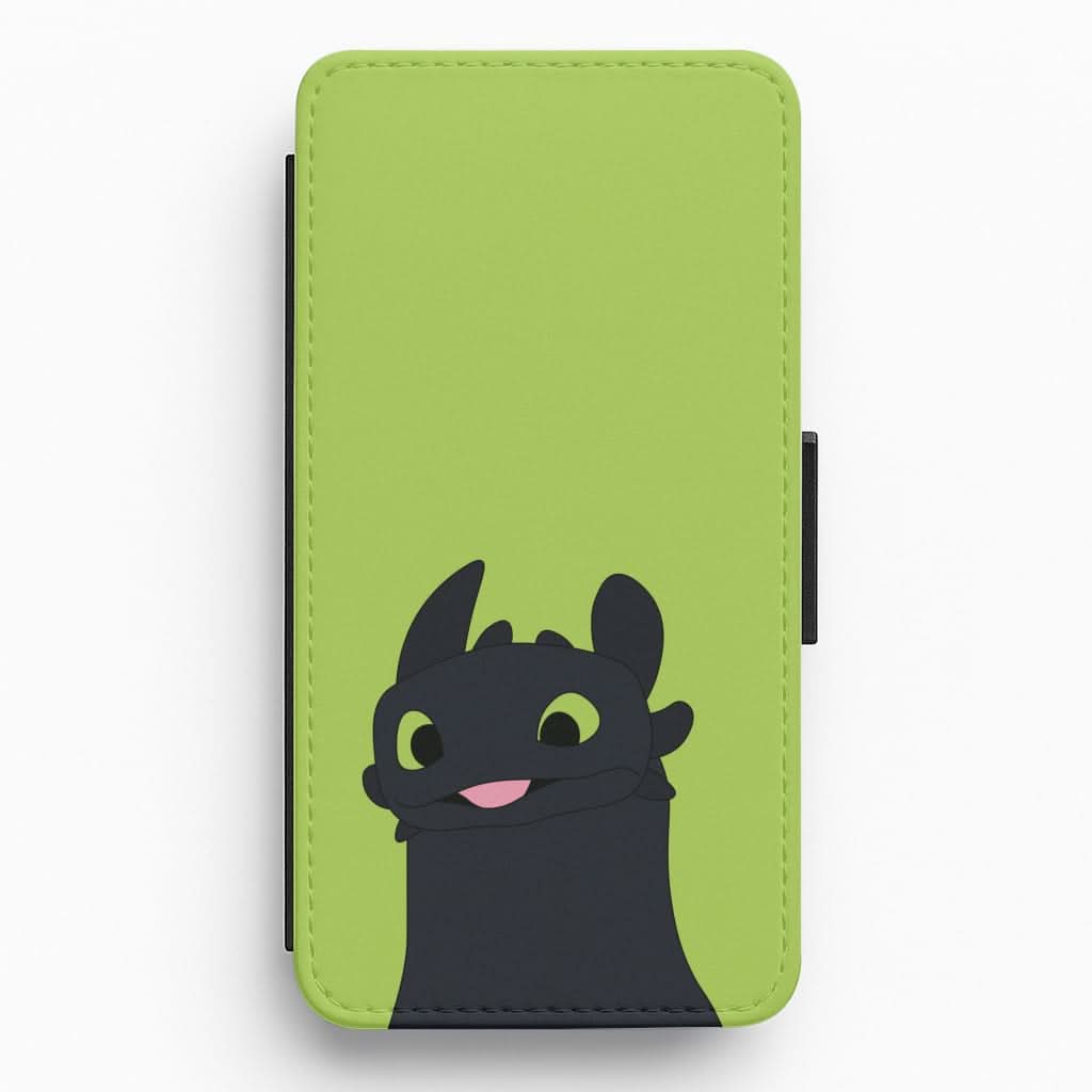 Black Fury Dragon Flip / Wallet Phone Case