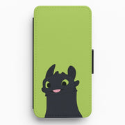 Black Fury Dragon Flip / Wallet Phone Case 1
