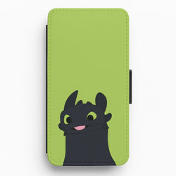 Black Fury Dragon Flip / Wallet Phone Case