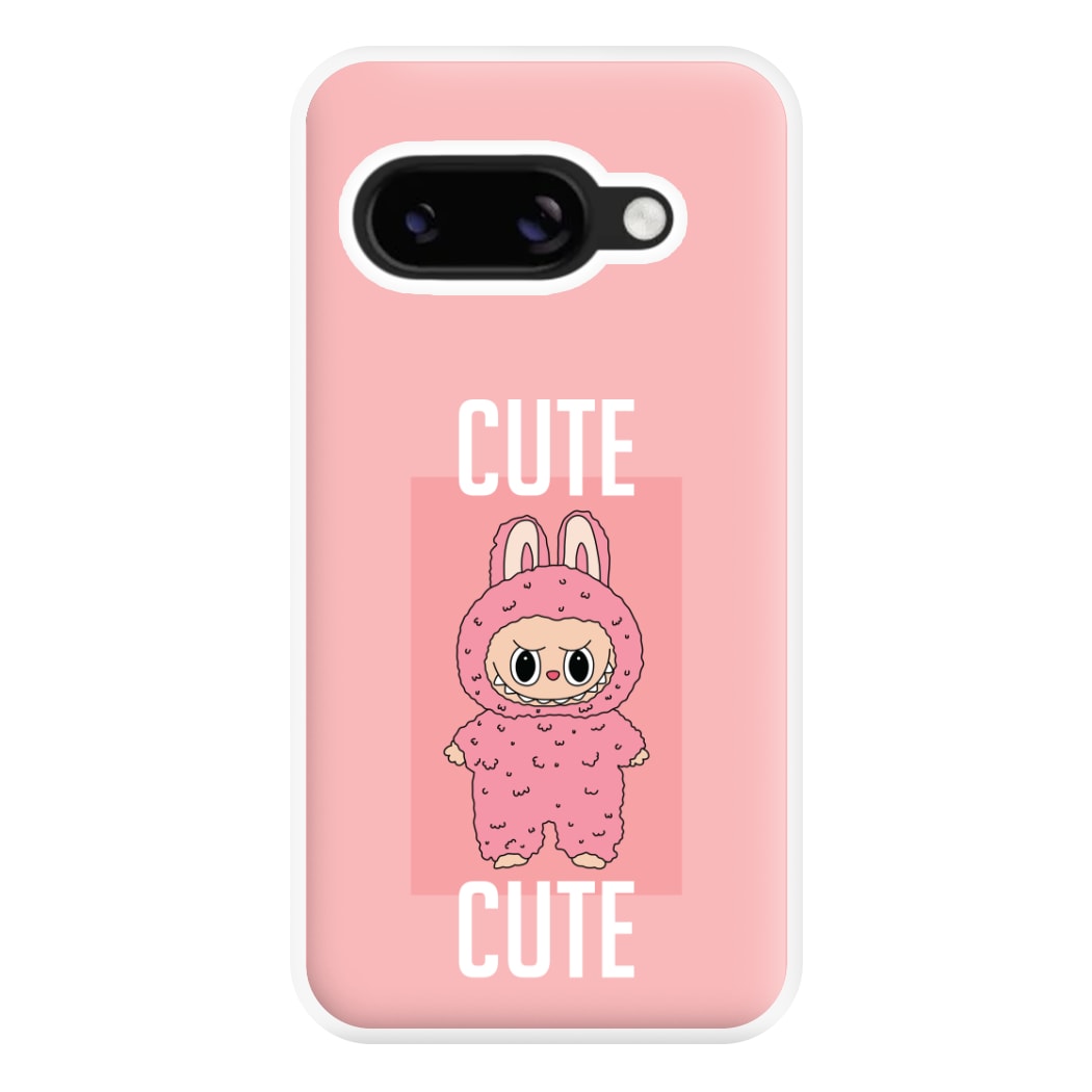 Cute Pink Monster Google Pixel 9a Case