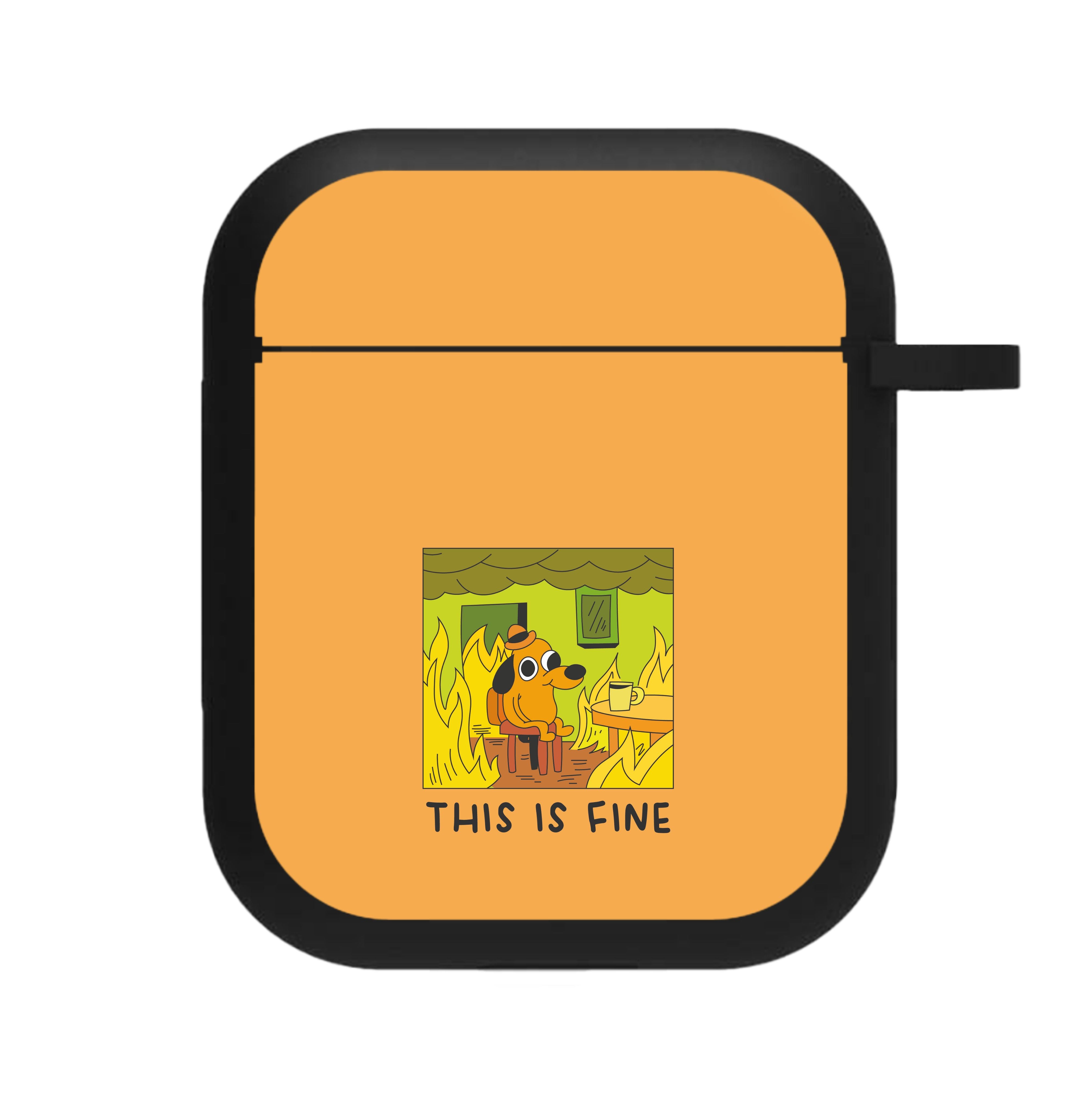 This Is Fine - Memes AirPods Case