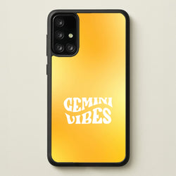 Gemini Vibes Gradient Zodiac Galaxy A71 Case