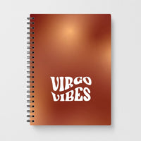 Virgo Vibes Gradient Zodiac Notebook