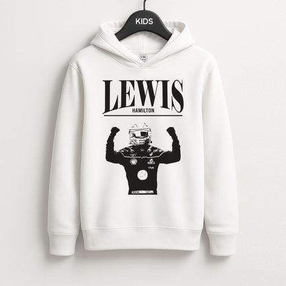 Lewis Red And Gold Kids Hoodie
