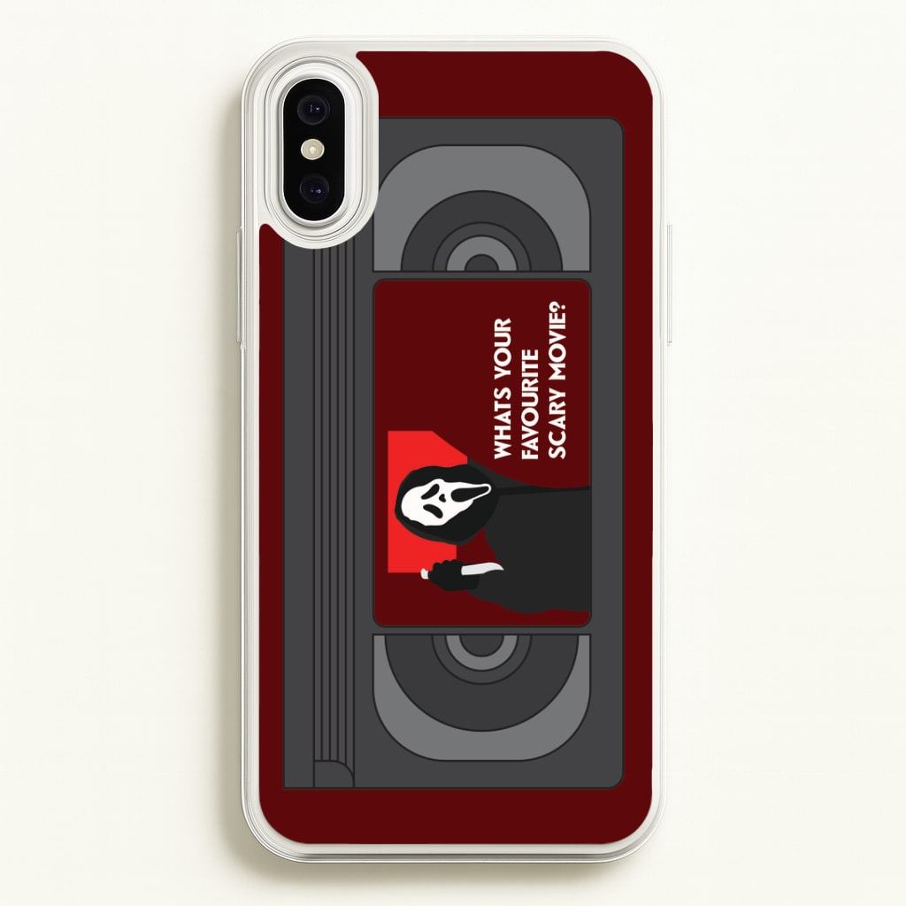 Horror Movie 7 VHS Tape iPhone XS Max Case