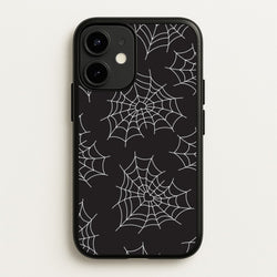 Spiderweb Hearts Pattern iPhone 12 Mini Case