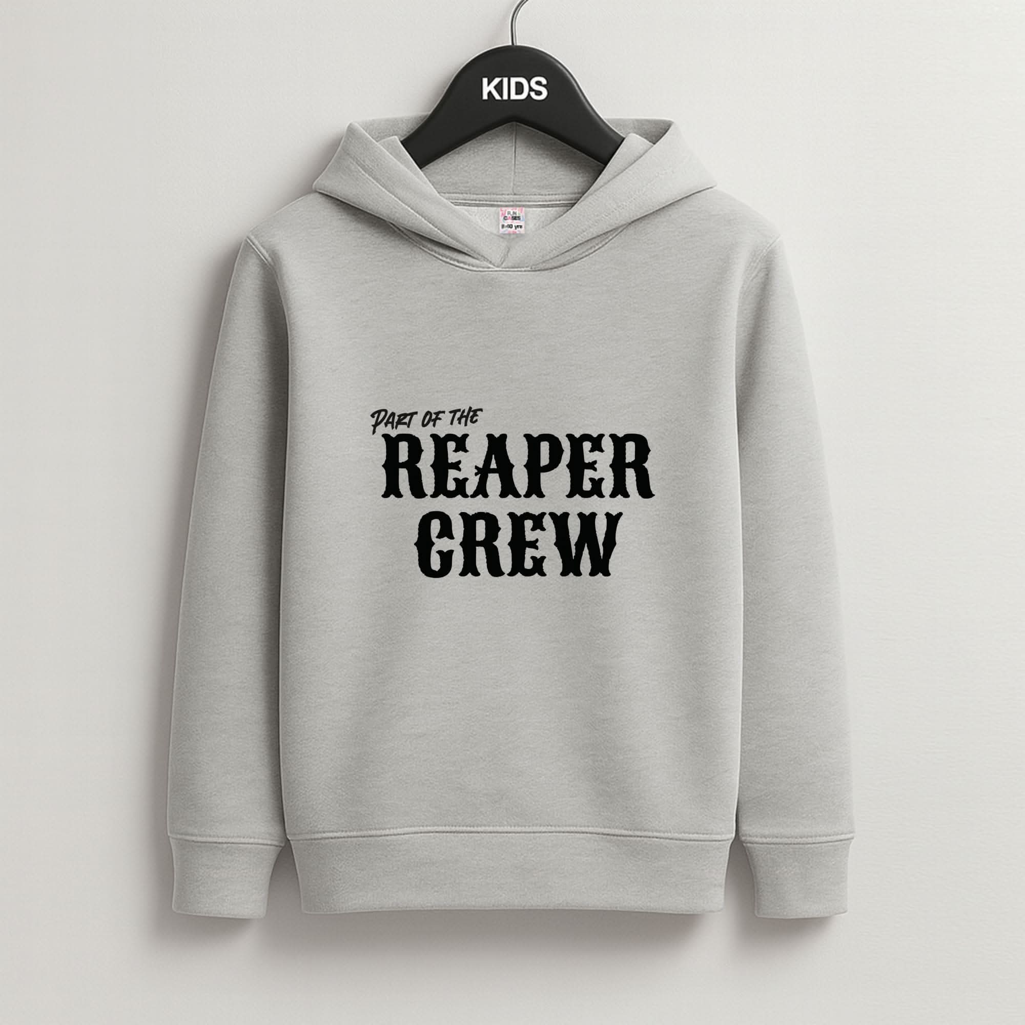 Part Of The Reaper Crew Grey Kids Hoodie