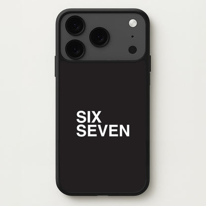 6 7 Black iPhone 17 Pro Case