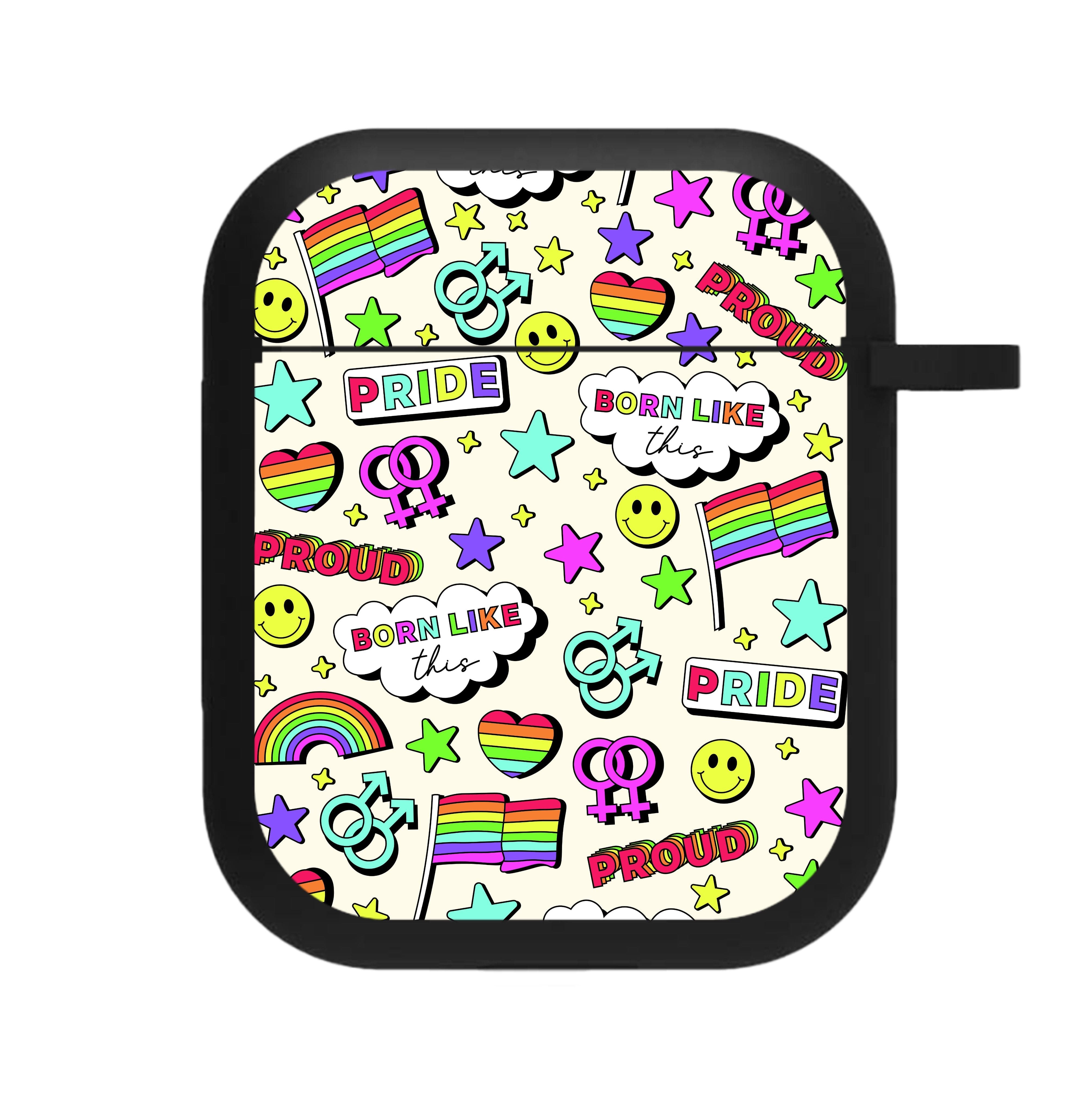 Light Pride Stickers AirPods Case