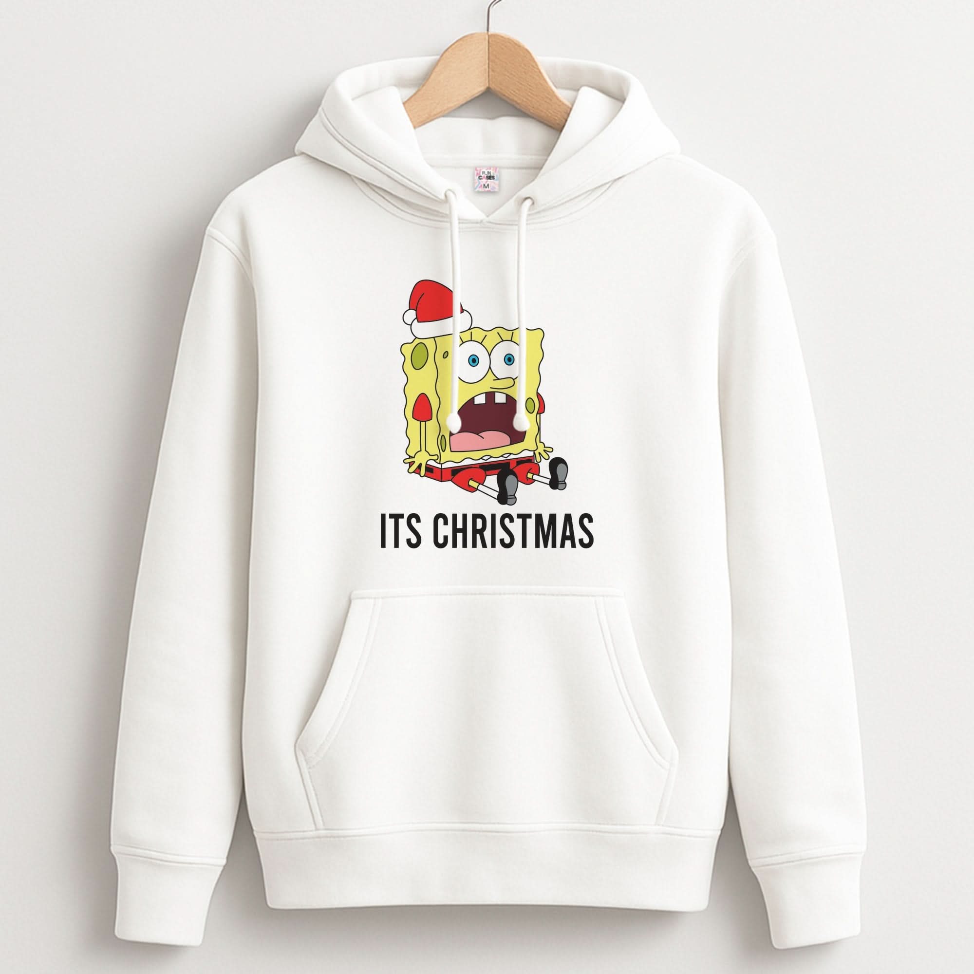 It's Christmas Cartoon Sponge Unisex Hoodie
