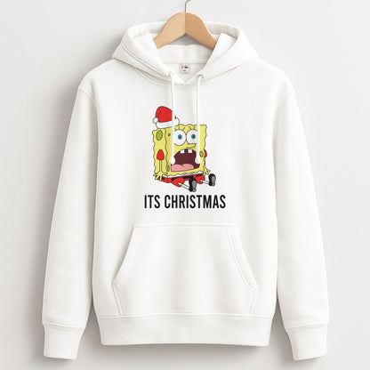 It's Christmas Cartoon Sponge Unisex Hoodie