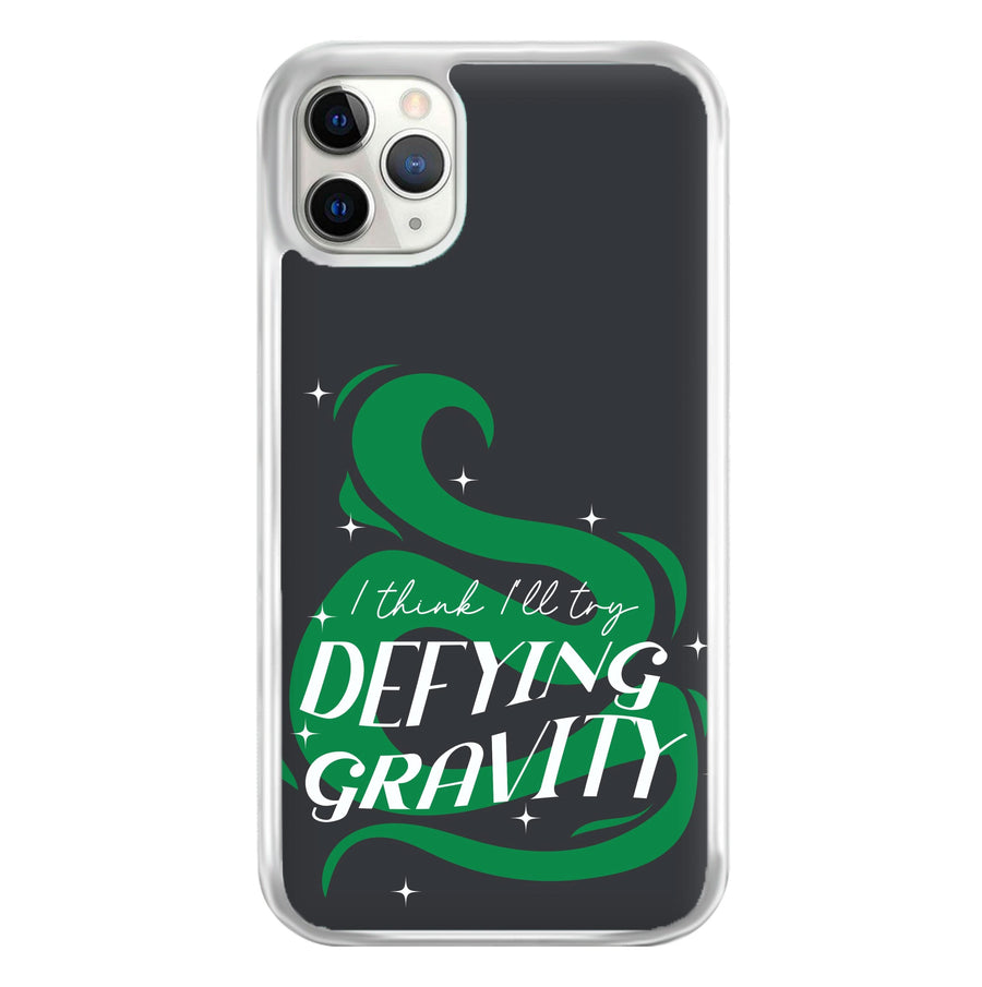 I Think I'll Try Defying Gravity Phone Case