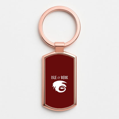 Isle Of Berk Rose Gold Keyring