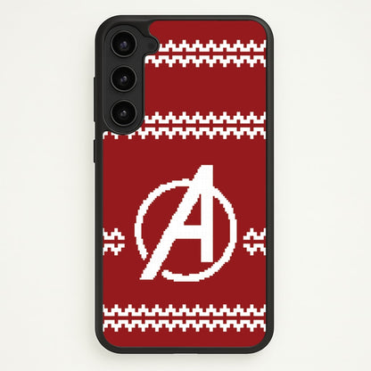 Superhero Team Red Christmas Jumper  Galaxy S23 Plus Case
