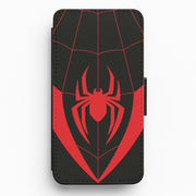 Red And Black Spider Costume Flip / Wallet Phone Case 1