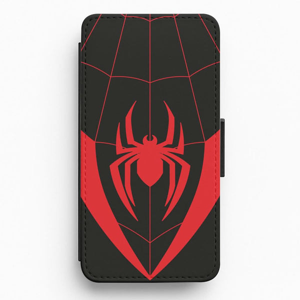 Red And Black Spider Costume  Flip / Wallet Phone Case