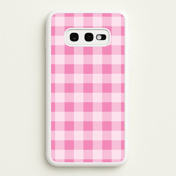 Strawberry Gingham  Galaxy S10e Case