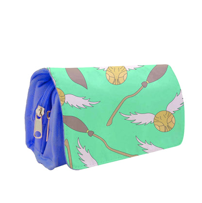 Quidditch Pattern Pencil Case