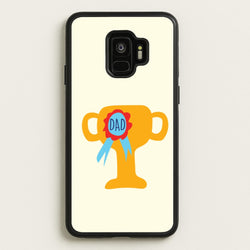 Cartoon Dad Trophy Galaxy S9 Case