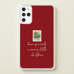 A Merry Little Christmas Stamp Galaxy S20 Plus Case