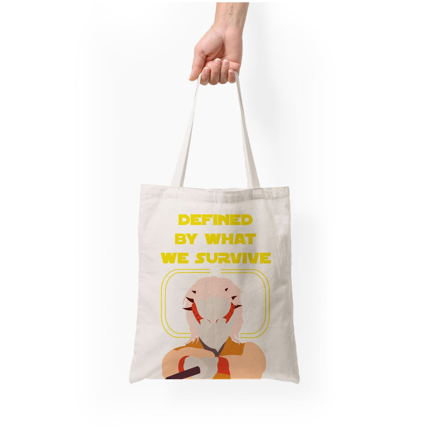 Defined By What We Survive Tote Bag