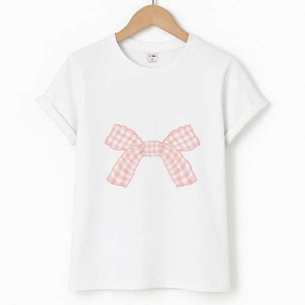 The Gingham Bow Unisex T-Shirt