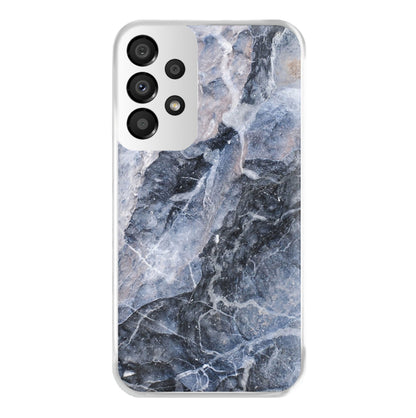 Grey and White Marble Phone Case