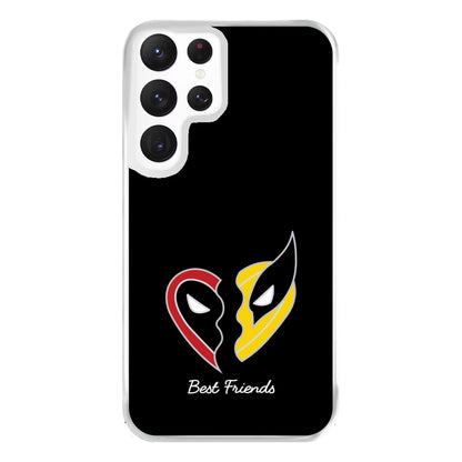 Superhero Best Friends Locket Galaxy S22 Ultra Case