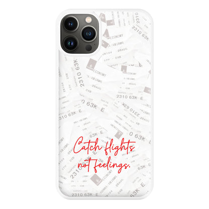 Catch Flights Not Feelings Collage iPhone 13 Case