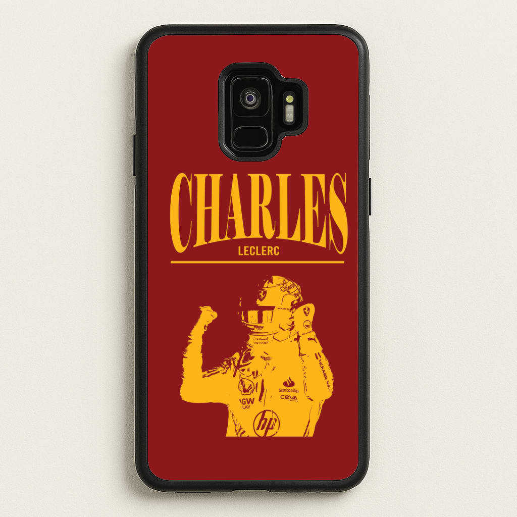 Charles Red And Gold Galaxy S9 Case
